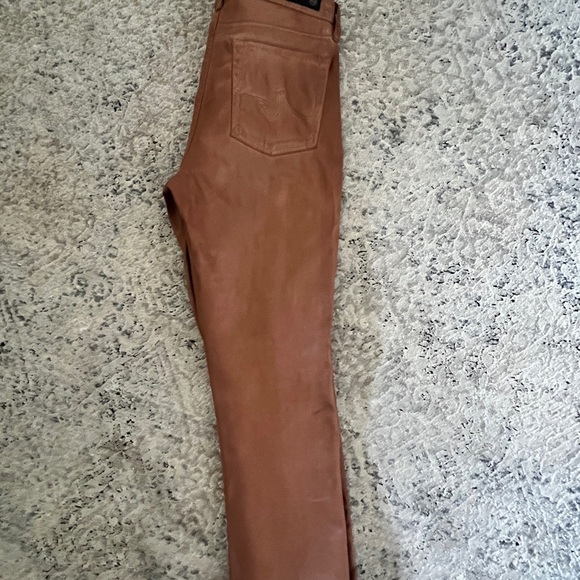 AG Mari high-rise, slim straight in leatherette Light Canyon rock - Picture 6 of 6